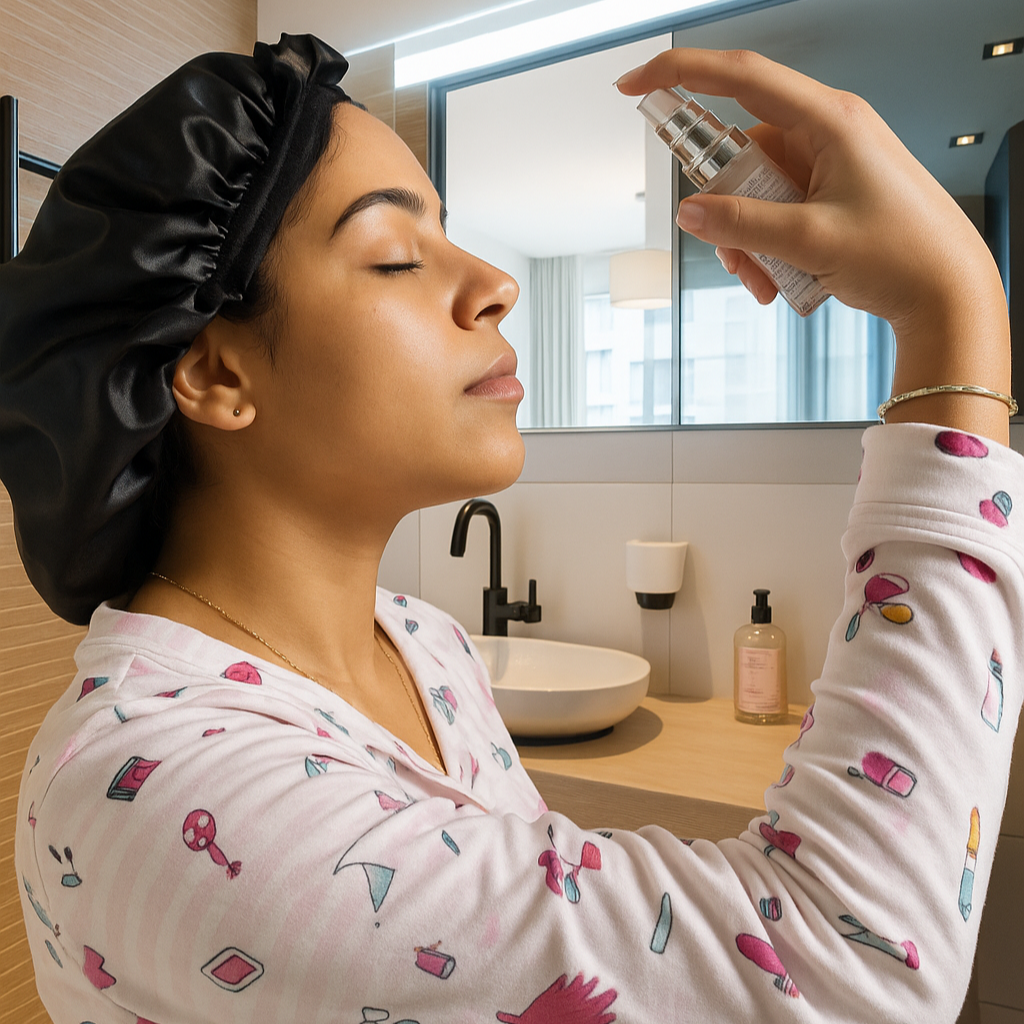 Use your Rain Biotin every night and discover the true baby-skin effec